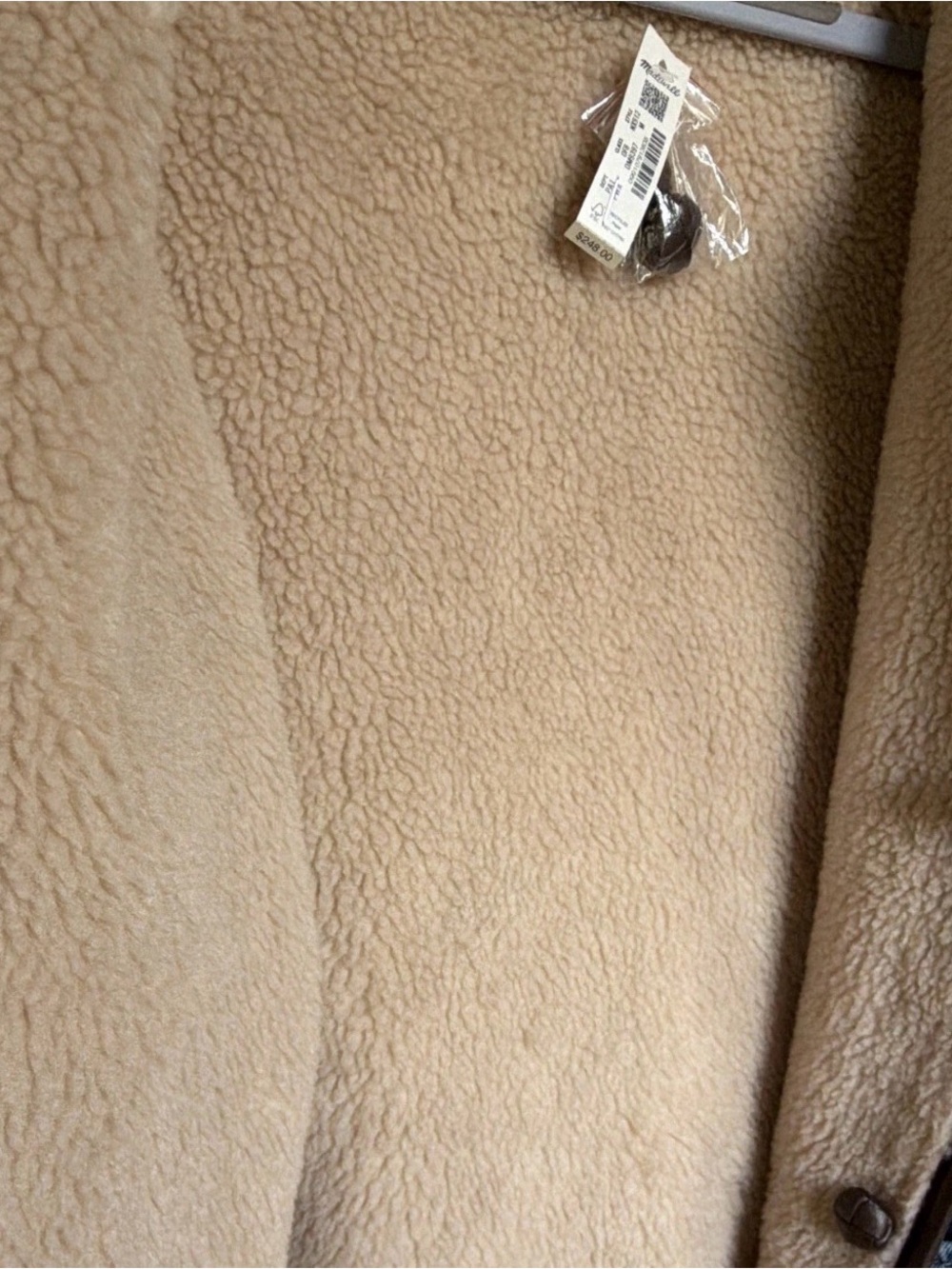 Madewell Blue Denim Sherpa-Trim Button Jacket - Picture 3 of 6